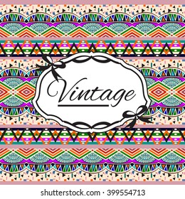 Seamless vintage background Vector background for textile design. Wallpaper, background, baroque pattern