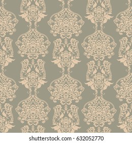 Seamless vintage background. Vector background for textile design