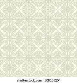 Seamless vintage background - Victorian tile in vector