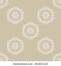 Seamless vintage background. Wallpaper pattern
