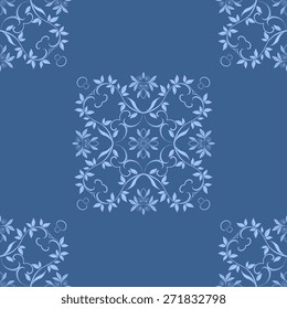 Seamless vintage background. Wallpaper pattern