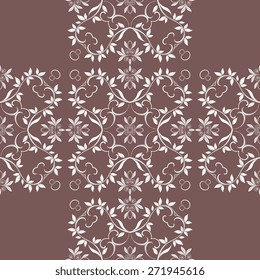 Seamless vintage background. Wallpaper pattern