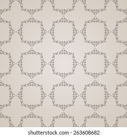 Nahtlose Vintage-Hintergründe. Kalligrafische Vektorgrafik-Ornament-Tapete