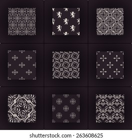 Fondos de época sin igual. Papel de pantalla. Patrón de ornamento caligráfico