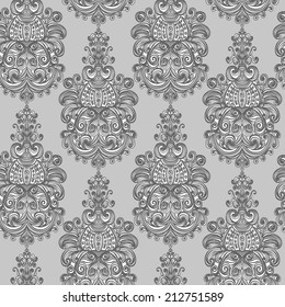 Seamless vintage baroque background. 