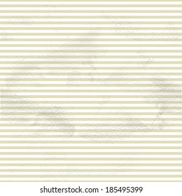 Seamless vintage beige pattern of small horizontal strip on grange paper