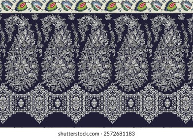 Seamless vintage Border patterns for stylish wallpapers, gift wraps, and diverse applications.