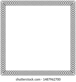 Seamless vintage borders. Vector borders. Geometric borders