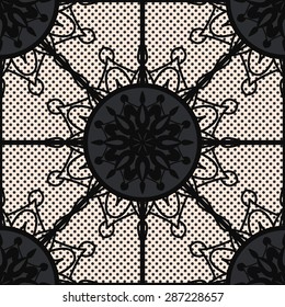 Seamless vintage classic background. Vector illustration.
