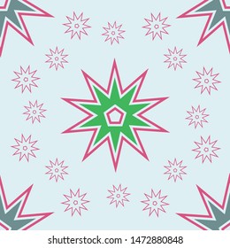 seamless vintage color abstract pattern vector