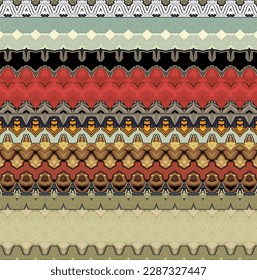 Seamless Vintage Creative Backdrop Traditional Wallpaper Style Shape Retro Beautiful Template Cloth Frame Card Tribal Modern Textile Art Fashion Print Fabric Design Texture Background Pattern.