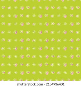fondo vintage sin costura de vectores de flores lindo
