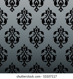 Nahtlose Vintage-Damast-Hintergrund