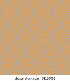 Seamless vintage damask background