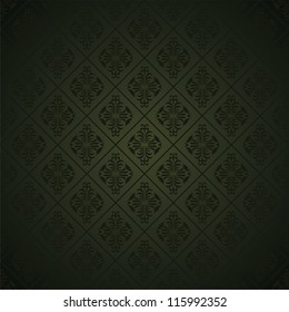seamless vintage damask pattern