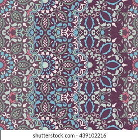 Seamless. Vintage decorative elements. Oriental pattern, vector illustration. Islam, Arabic, Indian, Turkish, Pakistan, Chinese, Moroccan, Ottoman motifs