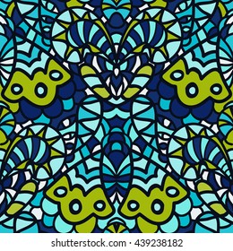Seamless. Vintage decorative elements. Oriental pattern, vector illustration. Islam, Arabic, Indian, Turkish, Pakistan, Chinese, Moroccan, Ottoman motifs