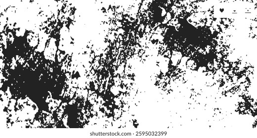 seamless vintage distressed halftone dot background pattern tileable grunge black printer ink raster dots overlay retro comic book or print making creative.	
