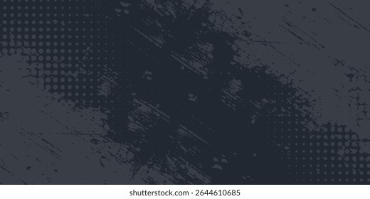 seamless vintage distressed halftone dot background pattern tileable grunge black printer ink raster dots overlay retro comic book or print making creative