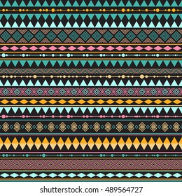 seamless vintage ethnic pattern design