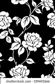 Seamless vintage Floral background