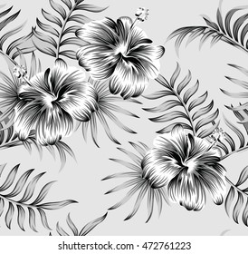 Seamless vintage Floral background Pattern