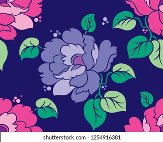 Seamless vintage floral pattern