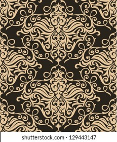 seamless vintage floral pattern