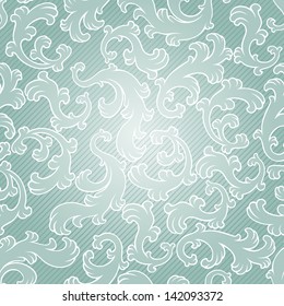 Seamless vintage floral pattern.
