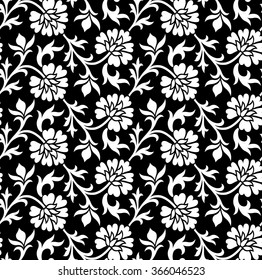 Seamless vintage floral Pattern