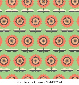 seamless vintage floral pattern