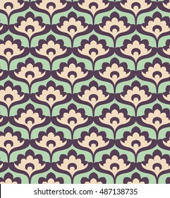 seamless vintage floral pattern
