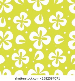 Seamless vintage floral pattern background