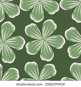 Seamless vintage floral pattern background