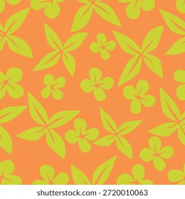 Padrão floral vintage sem costura com flores delicadas e folhas para uma impressão de moda têxtil de tecido decorativo ou design de papel de parede
