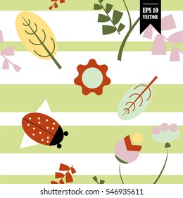Seamless vintage floral pattern for printing on paper, fabric, wallpaper