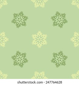 Seamless with vintage floral pattern. Vector illustration