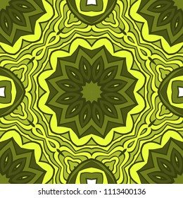 Seamless vintage , floral style geometric pattern. Vector illustration. For design, wallpaper, background, print