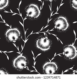 seamless vintage flower pattern