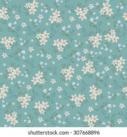 Seamless Vintage Flower Pattern