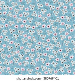 Seamless Vintage Flower Pattern 