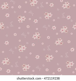 Seamless Vintage Flower Pattern 