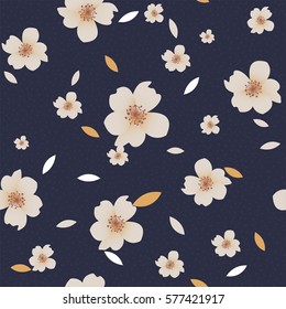 Seamless Vintage Flower Pattern