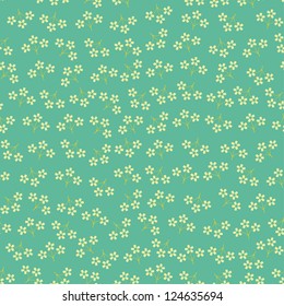 Seamless vintage flower pattern background