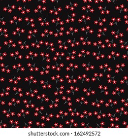 Seamless vintage flower pattern background