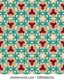 Seamless vintage geometric pattern