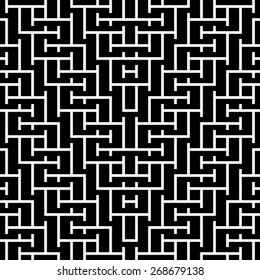 Seamless vintage geometric pattern. 