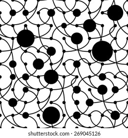 Seamless vintage geometric pattern. 