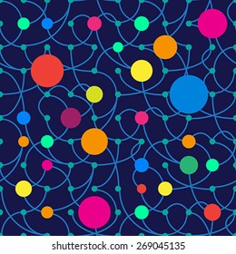Seamless vintage geometric pattern. 