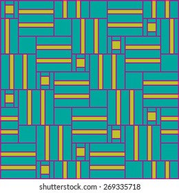 Seamless vintage geometric pattern. 